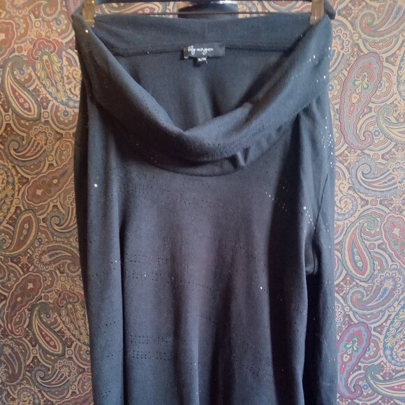 Lily Morgan XL Black Long Sleeve Sweater - Picture 2 of 3
